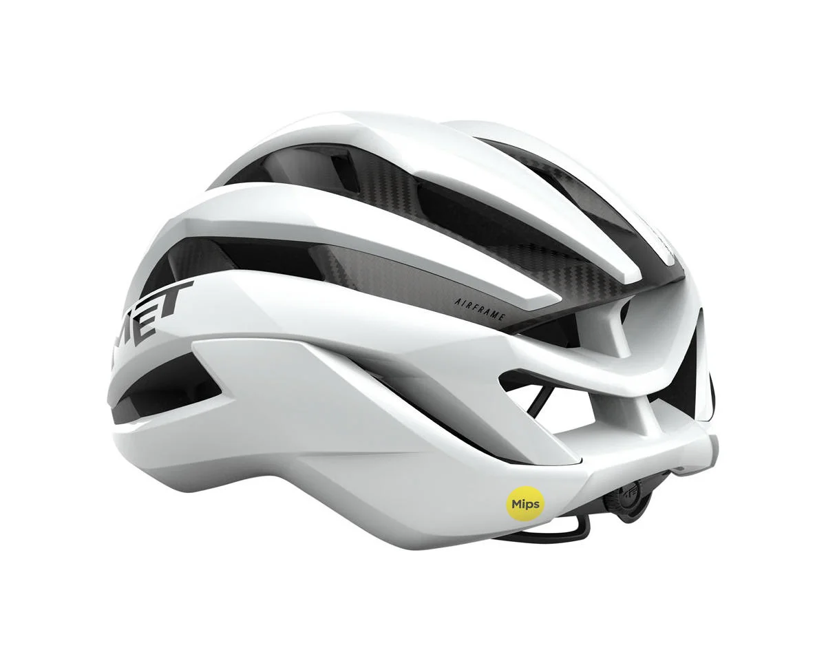 Met Trenta 3K Carbon MIPS Road Helmet (White Gloss) (S) - view 2